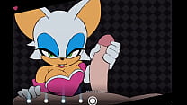 ROUGE THE BAT SEX GAME, CREAMPIE, AND BIG COCK
