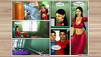 Savita Bhabhi comics 2 - savitha bhabhi doing threesome sex including double penetration with two boys